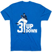 Baseball Tshirt Short Sleeve 3 Up 3 Down