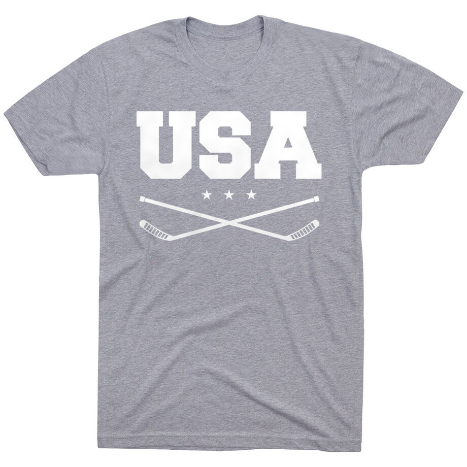 Hockey T-Shirt Short Sleeve - USA