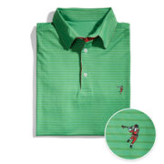 Guys Lacrosse Short Sleeve Polo Shirt - Lacrosse Santa