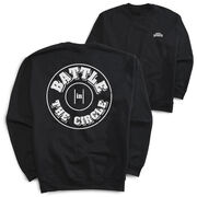 Wrestling Crewneck Sweatshirt - Battle In Circle (Back Design)