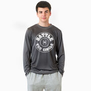 Wrestling Long Sleeve Performance Tee - Battle In Circle