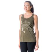 Hockey Women's Everyday Tank Top - Hockey Goalie Sketch