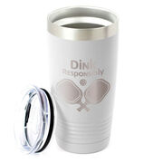 Pickleball 20 oz. Double Insulated Tumbler - Dink Responsibly