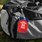 Hockey Bag/Luggage Tag - Personalized Hockey Team Puck