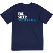 Volleyball Short Sleeve Performance Tee - Eat. Sleep. Volleyball.