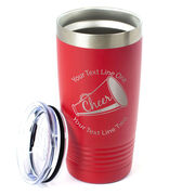 Cheerleading 20 oz. Double Insulated Tumbler - Megaphone Icon