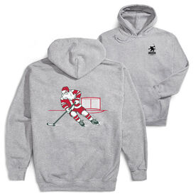 Hockey Hooded Sweatshirt - Saint Nick Hat Trick (Back Design)
