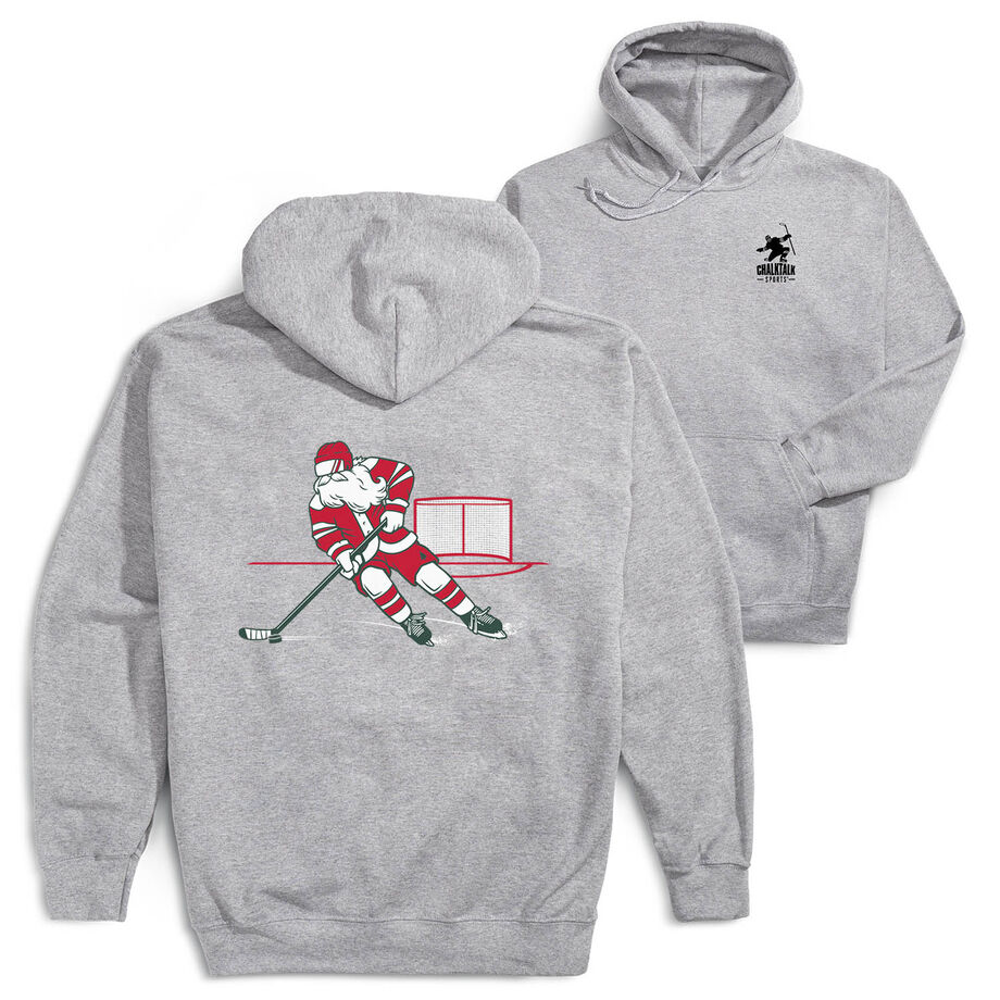 Hockey Hooded Sweatshirt - Saint Nick Hat Trick (Back Design)