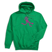 Field Hockey Hooded Sweatshirt - Neon Field Hockey Girl