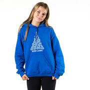 Lacrosse Hooded Sweatshirt - Merry Laxmas Tree