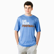 Football Short Sleeve Performance Tee - Eat. Sleep. Football.