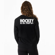 Hockey Tshirt Long Sleeve - All Day Every Day (Back Design)