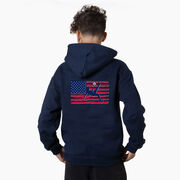 Soccer Hooded Sweatshirt - Guys Soccer Land That We Love (Back Design)