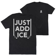 Hockey Short Sleeve T-Shirt - Just Add Ice™ (Back Design)