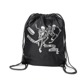 Hockey Drawstring Backpack - Dangle Snipe Skelly