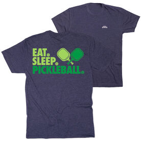 Pickleball Short Sleeve T-Shirt - Eat. Sleep. Pickleball (Back Design)