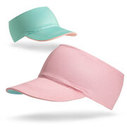 Running Comfort Performance Visor - Pink & Teal