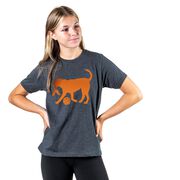 Basketball Tshirt Short Sleeve Baxter The Basketball Dog