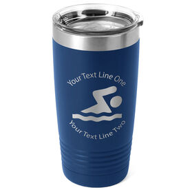 Swimming 20 oz. Double Insulated Tumbler - Icon