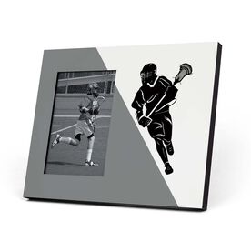 Guys Lacrosse Photo Frame - Personalized Lacrosse Player