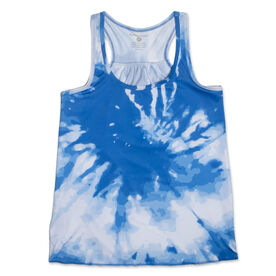 RunTechnology&reg; Performance Tank Top - Blue Sky Tie-Dye