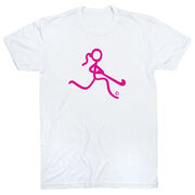 Field Hockey Tshirt Short Sleeve Neon Field Hockey Girl