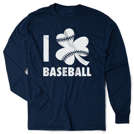 Baseball Tshirt Long Sleeve - I Shamrock Baseball