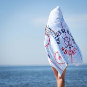 Hockey Hooded Towel - Rather Be Playing Hockey