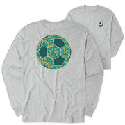 Soccer Tshirt Long Sleeve - Summer Kicks (Back Design)