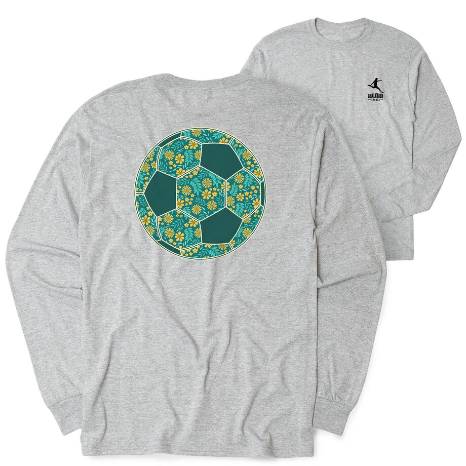 Soccer Tshirt Long Sleeve - Summer Kicks (Back Design)