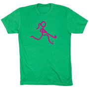 Field Hockey Tshirt Short Sleeve Neon Field Hockey Girl