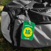 Volleyball Bag/Luggage Tag - Personalized Volleyball Team