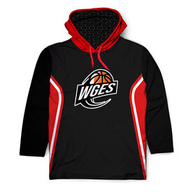Custom Team Lightweight Long Sleeve ShieldDri Hoodie - Basketball