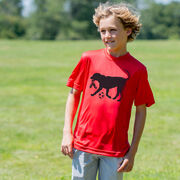 Soccer Short Sleeve Performance Tee - Spot The Soccer Dog