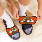 Football Repwell&reg; Sandal Straps - Football With Text