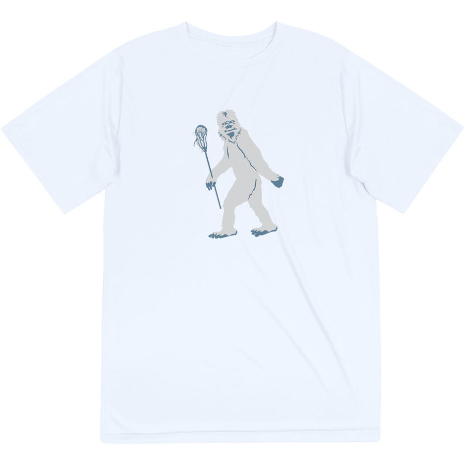 Guys Lacrosse Short Sleeve Performance Tee - Yeti - Personalization Image