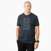 Running Short Sleeve T-Shirt - Sunday Runday (Stacked)
