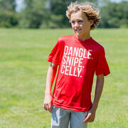 Hockey Short Sleeve Performance Tee - Dangle Snipe Celly Words