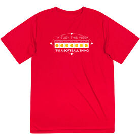 Softball Short Sleeve Performance Tee - 24-7 Softball