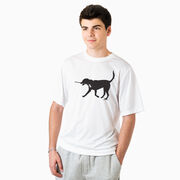 Hockey Short Sleeve Performance Tee - Howe the Hockey Dog