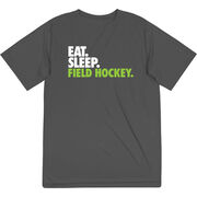 Field Hockey Short Sleeve Performance Tee - Eat. Sleep. Field Hockey.