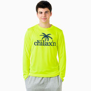 Lacrosse Long Sleeve Performance Tee - Just Chillax'n