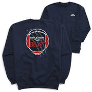 Wrestling Crewneck Sweatshirt - Unleash The Beast (Back Design)