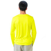 Crew Long Sleeve Performance Tee - I'd Rather Be Rowing