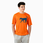 Hockey Short Sleeve Performance Tee - Rocky The Hockey Dog