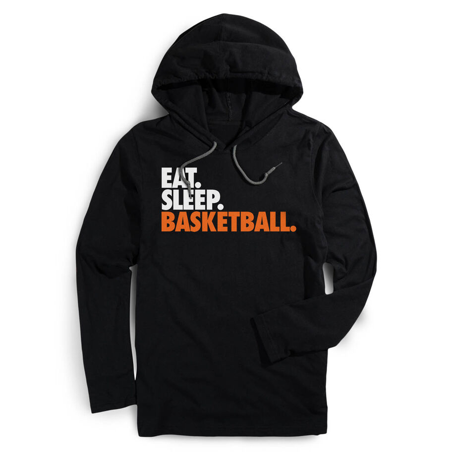 Men's Basketball Lightweight Hoodie - Eat Sleep Basketball