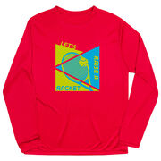 Tennis Long Sleeve Performance Tee - Let's Raise A Racket