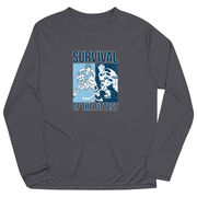 Hockey Long Sleeve Performance Tee - Survival of the Fittest