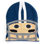 Happy Hatter Football Player Beanie Hat & Mask