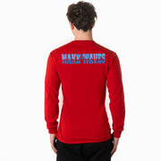 Swimming Tshirt Long Sleeve - Make Waves (Back Design)